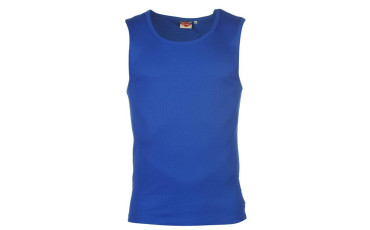 Lee Cooper Rib Vest Mens - Bright Blue